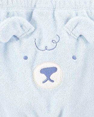 Махровый комплект для мальчика - кофточка с капюшоном, штанишки, боди Пёсик Картерс