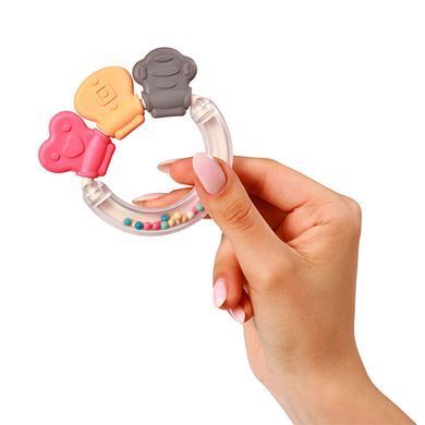Погремушка с прорезывателем для малышей 3М+ Фигурки BabyOno