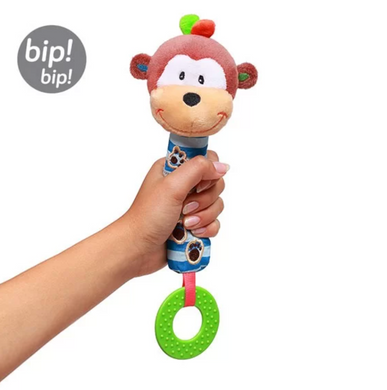 Игрушка-пищалка с прорезывателем Обезьянка BabyOno