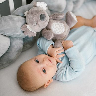 Игрушка-обнимашка с погремушкой для малышей Коала Коко 20 см 0+ BabyOno