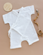 Мусліновий пісочник кімоно для малят Молочний Muslin Baby 1