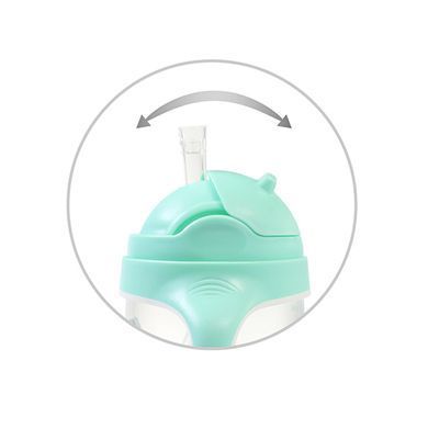 Поилка детская непроливайка с утяжеленной соломинкой 240 мл 6М+ Коала BabyOno