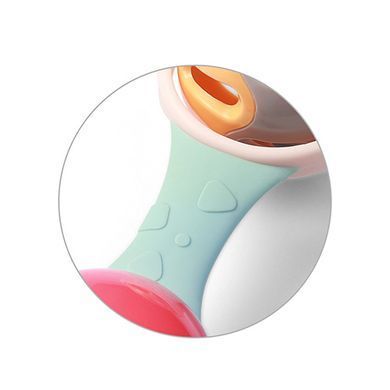 Игрушка погремушка с прорезывателем для малышей 3М+ Гантеля BabyOno
