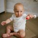 Игрушка погремушка с прорезывателем для малышей 3М+ Гантеля BabyOno 6