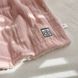 Теплый детский плед, муслин на меху Teddy Пудра 80х100 см Baby Chic