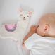 Игрушка-обнимашка с шуршанием для малышей Лама Лулу розовый BabyOno 3