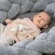 Игрушка обнимашка с погремушкой мини пледик для малышей Веселый кролик 25х25 см 0+ BabyOno 6