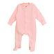 Человечек из вафельного трикотажа для девочки Розовый Baby style Minikin 1