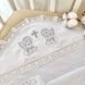 Махрова крижма для хрещення "Ніжність янголів" з вишивкою 75х100 см Махра Білий/Срібло BetiS 2