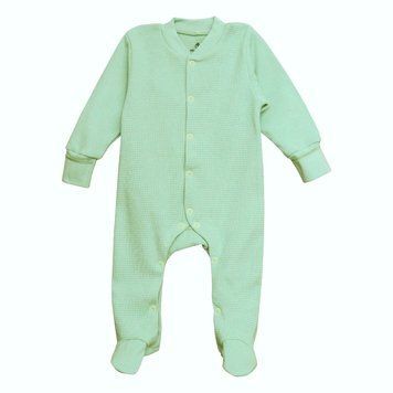 Чоловічок дитячий з вафельного трикотажу для малят Оливковий Baby style Minikin